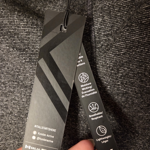 NWT WOMENS KAYODAN GRAY SOFT STRETCH POLYESTER ZIPPER POCKETS ACTIVE PANTS P/S - Picture 4 of 8